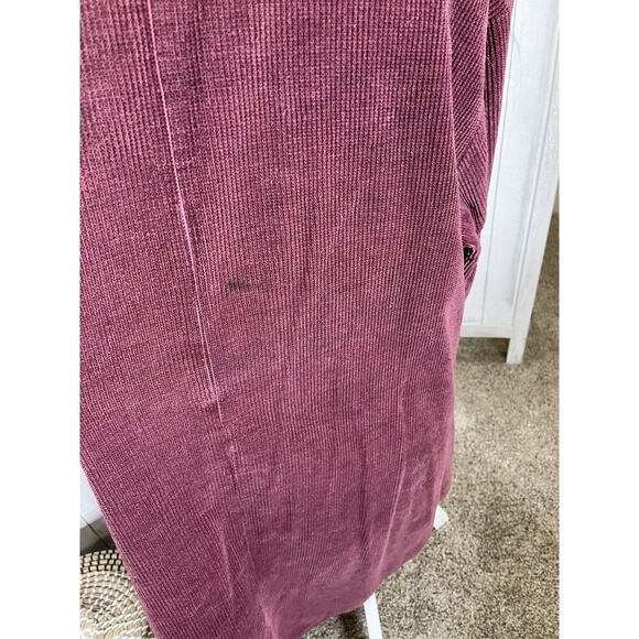 Vintage Tom Tom California Cotton Purple Chore Duster Coat Lagenlook Medium - Picture 3 of 8